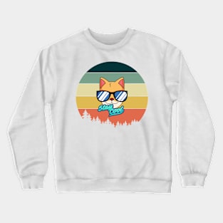 Stay Cool Cat Crewneck Sweatshirt